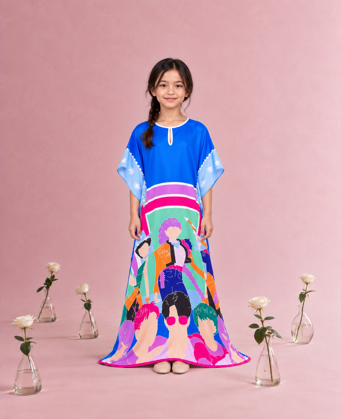 Kids Kpop Hunter Kaftan (As-is)